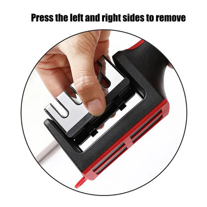 Kitchen 3/4-Segment Knife Sharpener Household Multi-Functional Hand-Held 3/4-Purpose Black Sharpening Stone