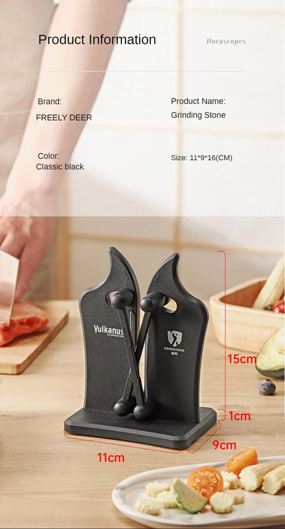 Knife Sharpener Kitchen Sharpening Tool Easy Safe Sharpening Kitchen Chef's Knife Damascus Knife Kitchen Tools Kitchen Supplies