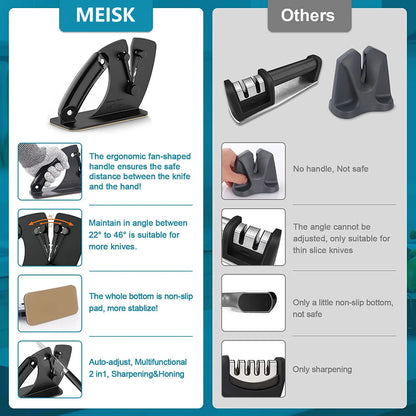 Knife Sharpener Kitchen Sharpening Tool Easy Safe Sharpening Kitchen Chef's Knife Damascus Knife Kitchen Tools Kitchen Supplies