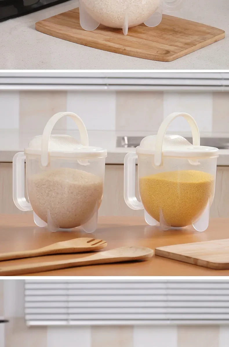 Kitchen Free Hand Washing Washing Rice Washing Vegetables Fruit and Vegetable Drain Basket Plastic Counter Flow Rice Washer