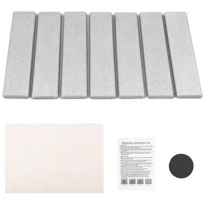 Kitchen Drying Mat Foldable Stone Dish Draining Mat Super Absorbent Mat Quick Dry Stone Drain Pad Kitchen Faucet Placemats