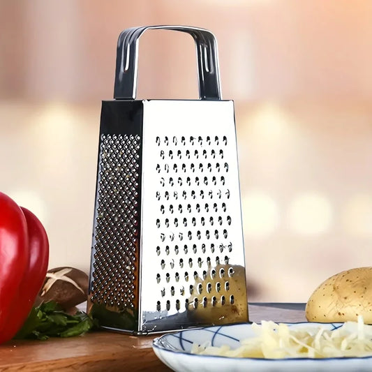 Stainless Steel Box Grater ，A Four-sided Multi-functional Kitchen Tool