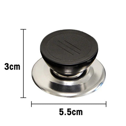 Kitchen Handle Cookware Knob Cover Glass Bottom Cover 4 Pieces Pressure Cookers Universal Pot Lid Handle Interchangeable Handles