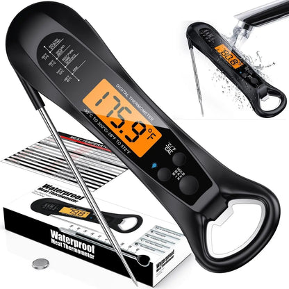 kitchen things Meat Thermometer Digital IP67 Waterproof Kitchen Cooking Food Fast Measurement Thermometer 2 Probes BBQ Grill Oil