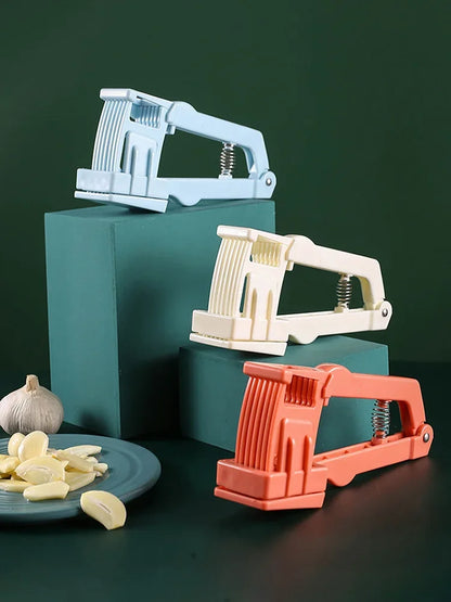 Kitchen Garlic Press Slicer Manual Ginger Knife Vegetable Chopper Squeezing Divider Food Crusher Cutter Home Gadgets Kitchenware