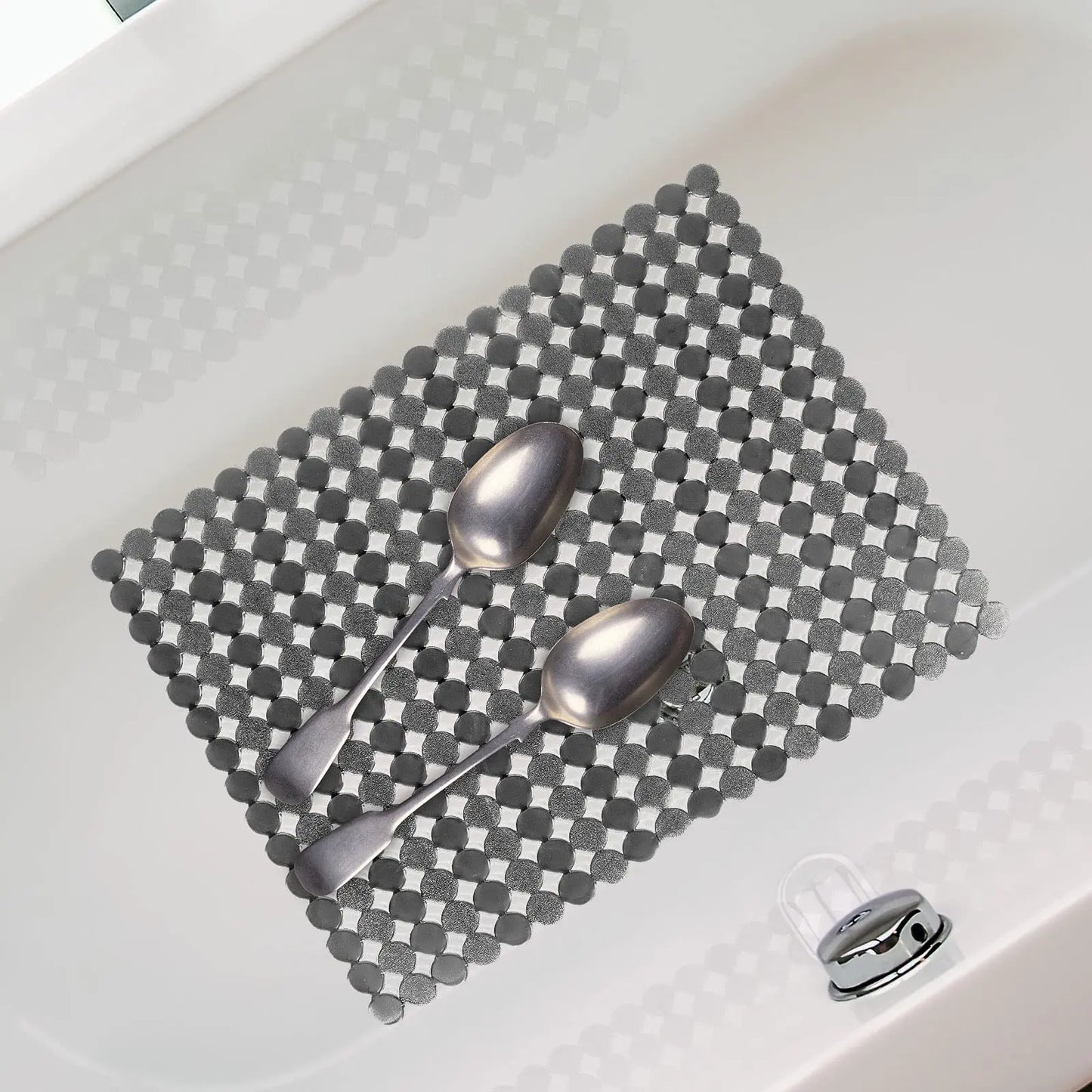 Kitchen Sink Mat Good Grip Anti Slip Sink Mat For Dinnerware Tableware for Stainless Steel/Ceramic Sinks,PVC Eco-friendly Protec